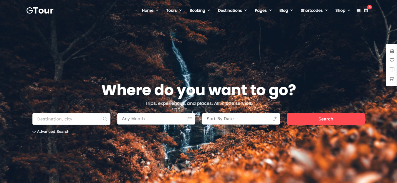 thème wordpress de voyage grand tour