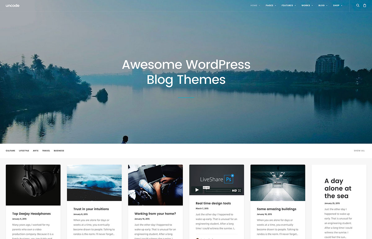최고의 무료 WordPress 블로그 테마 2021