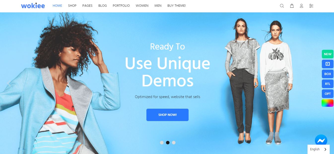 wokiee shopify 테마