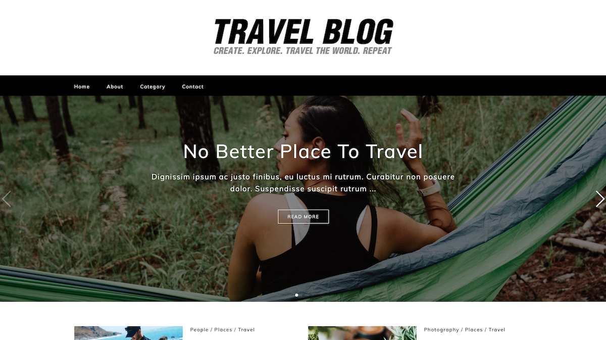 旅行 wordpress 博客