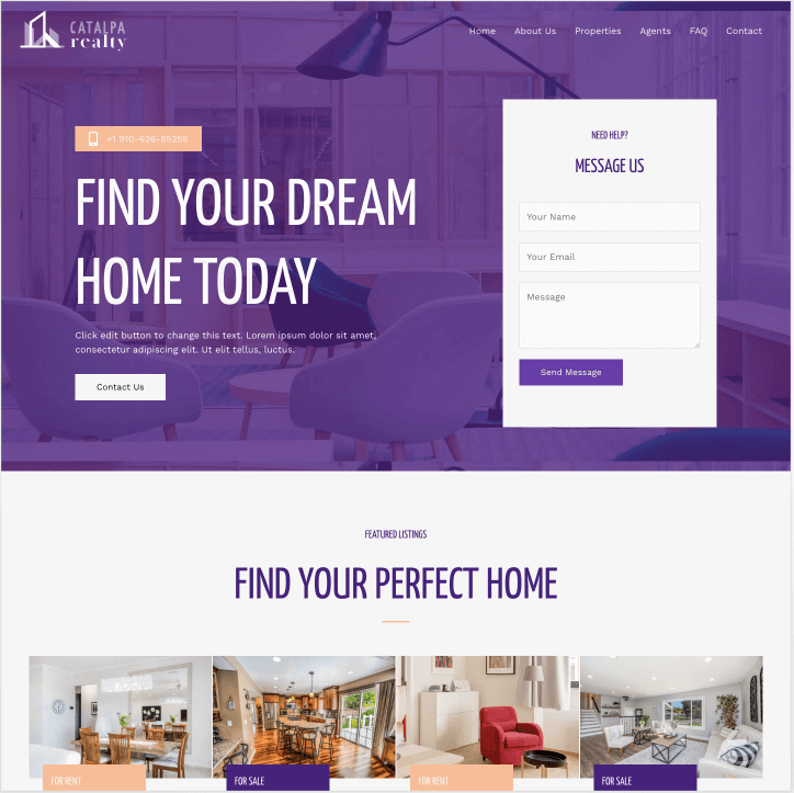 2022 年の不動産 Web サイトに最適な 9 つの WordPress テーマ 3 Luxury Real Estate WordPress Themes