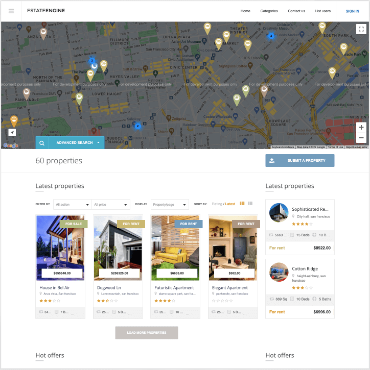 2022 年の不動産 Web サイトに最適な 9 つの WordPress テーマ 4 Real Estate WordPress Theme
