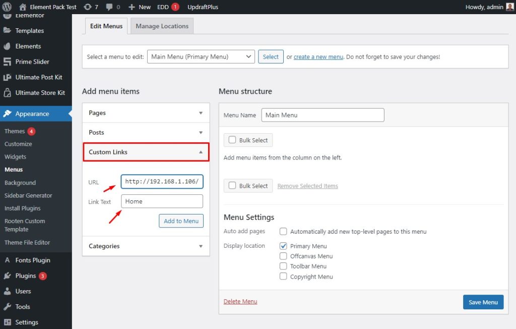 Cara Membuat Header Navigasi yang Lebih Baik untuk WordPress 5 make a custom menu from wordpress menus option 1 - BdThemes