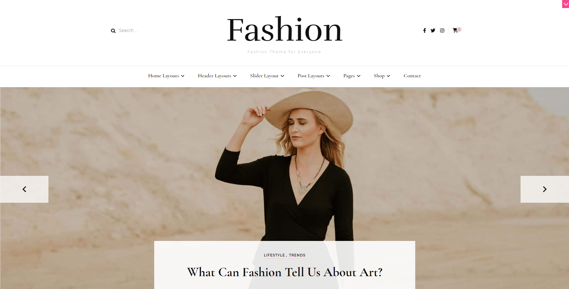 Blossom Fashion - 时尚 WordPress 主题
