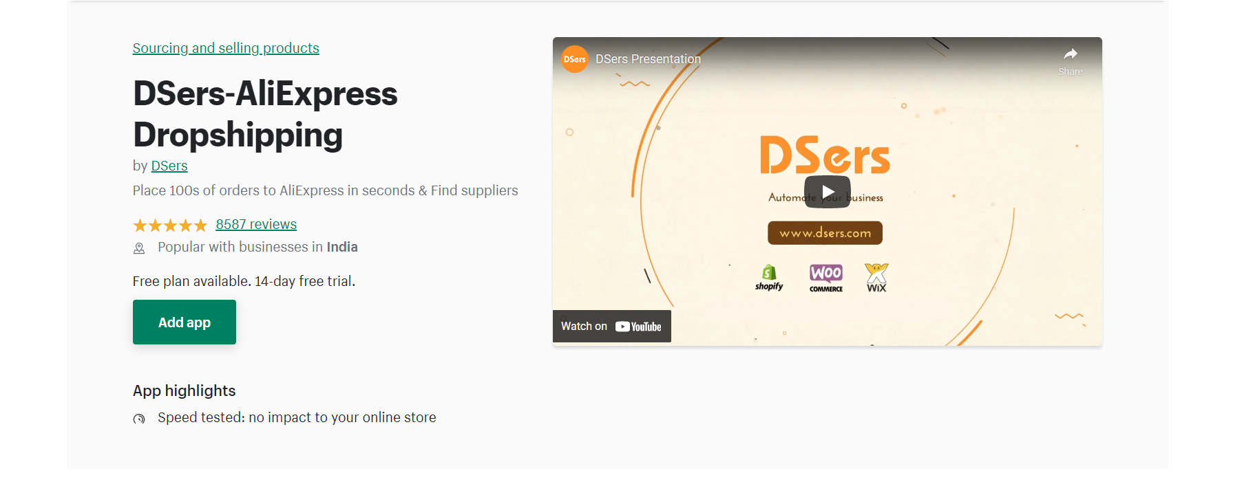 DSers-Shopify Aplicativos de dropshipping