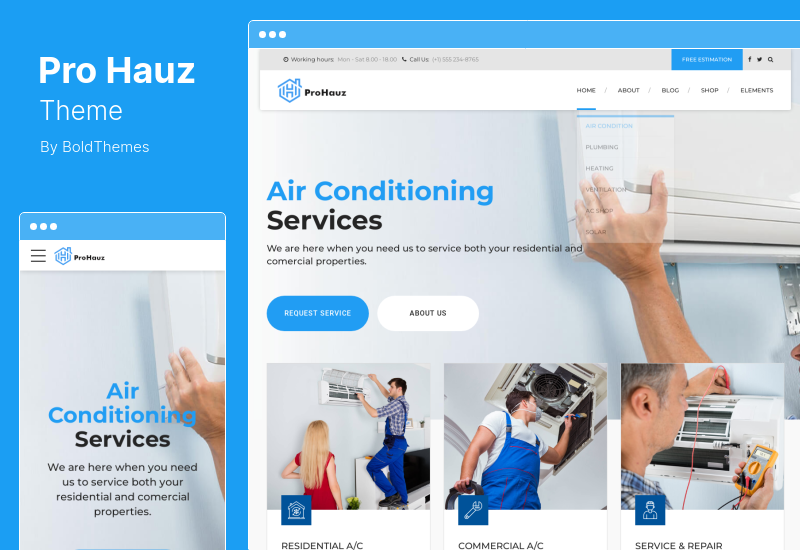 Tema ProHauz - Tema WordPress Tukang & Tukang Ledeng