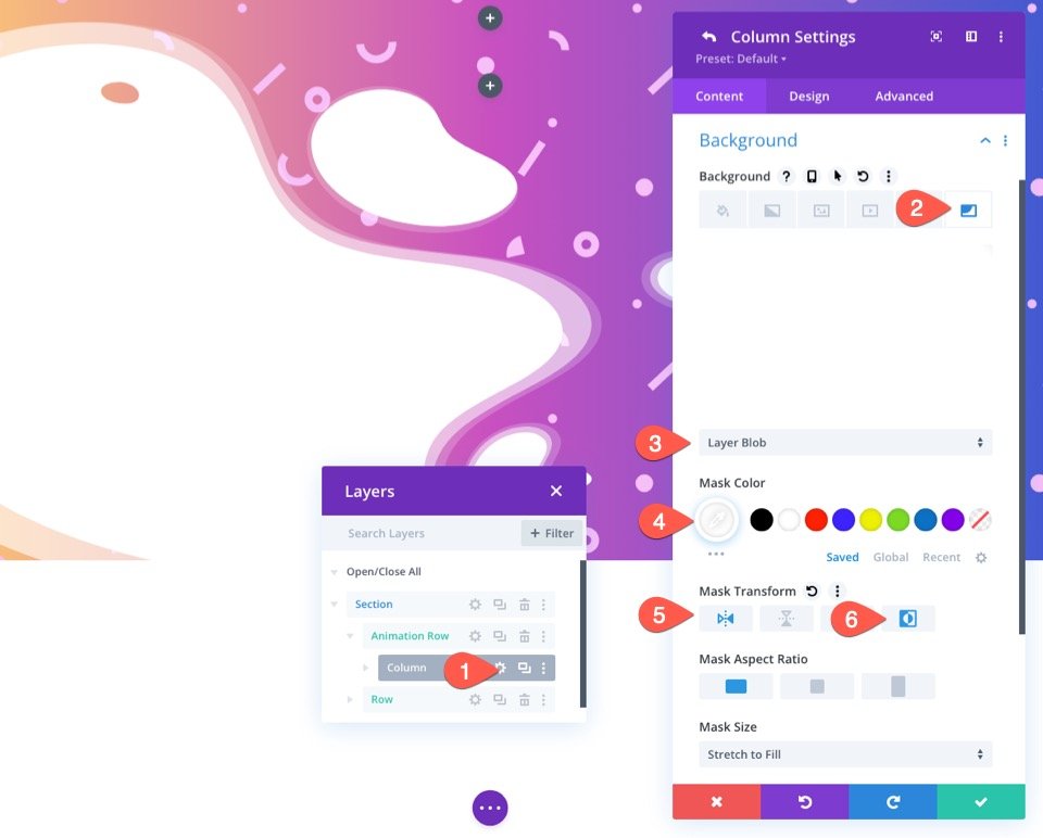 如何使用 Divi 为 Scroll 上的背景蒙版和图案设置动画