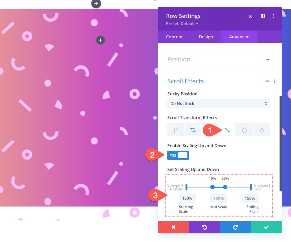 如何使用 Divi 为 Scroll 上的背景蒙版和图案设置动画