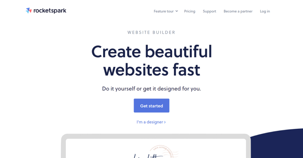 halaman beranda rocketspark