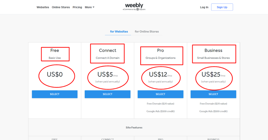 harga weebly