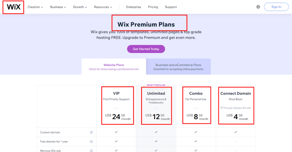 harga wix