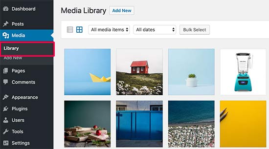 perpustakaan media wp