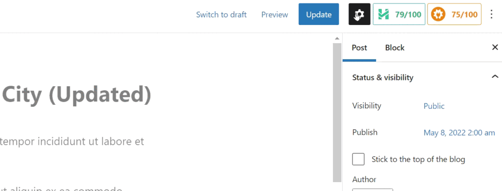 tampilkan atau sembunyikan panel pengaturan show or hide settings panel
