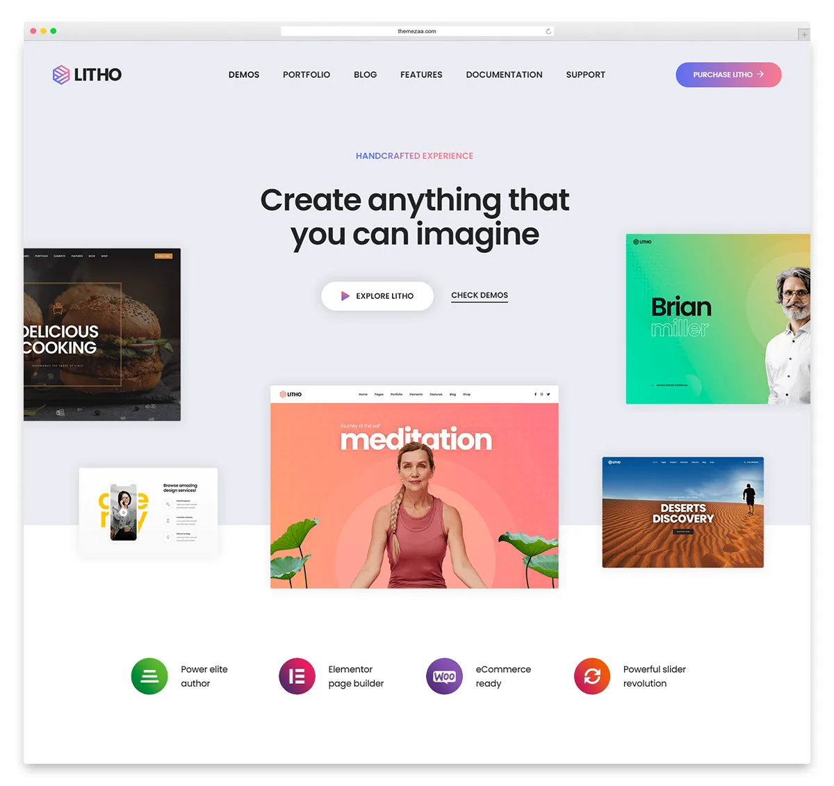 tema wordpress unik litho