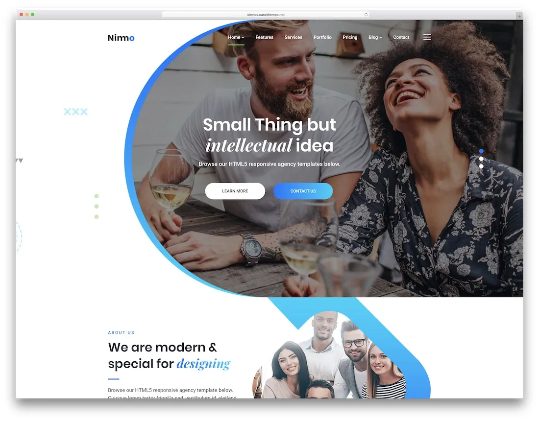 tema wordpress unik nimmo