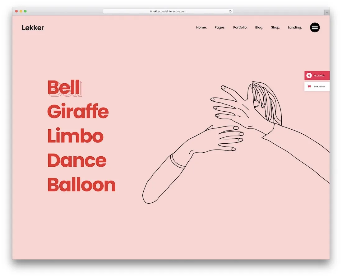 tema wordpress unik lekker