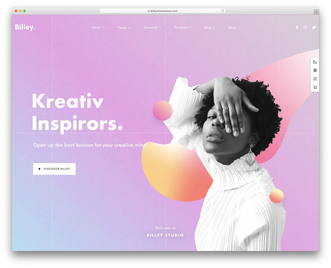 billey tema wordpress unik