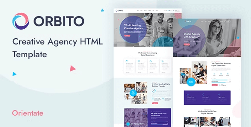Orbito - modelo html de agência criativa