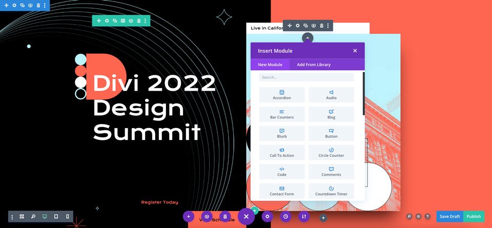 Editor Visual Frontend Divi untuk WordPress