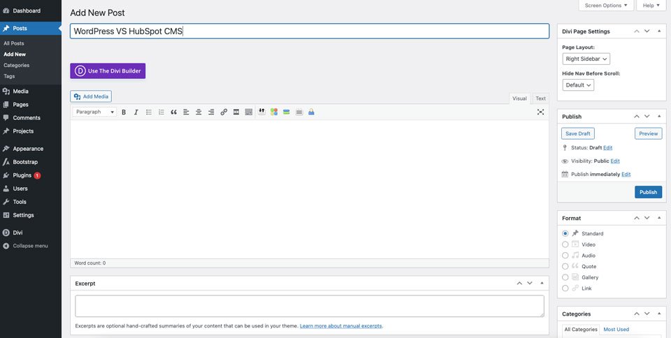 Editor Klasik WordPress