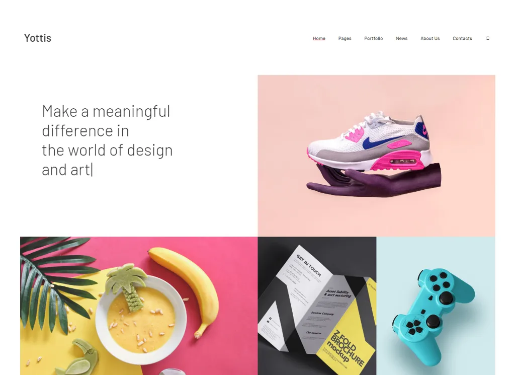 Yottis - Personal Creative Portfolio WordPress-Thema