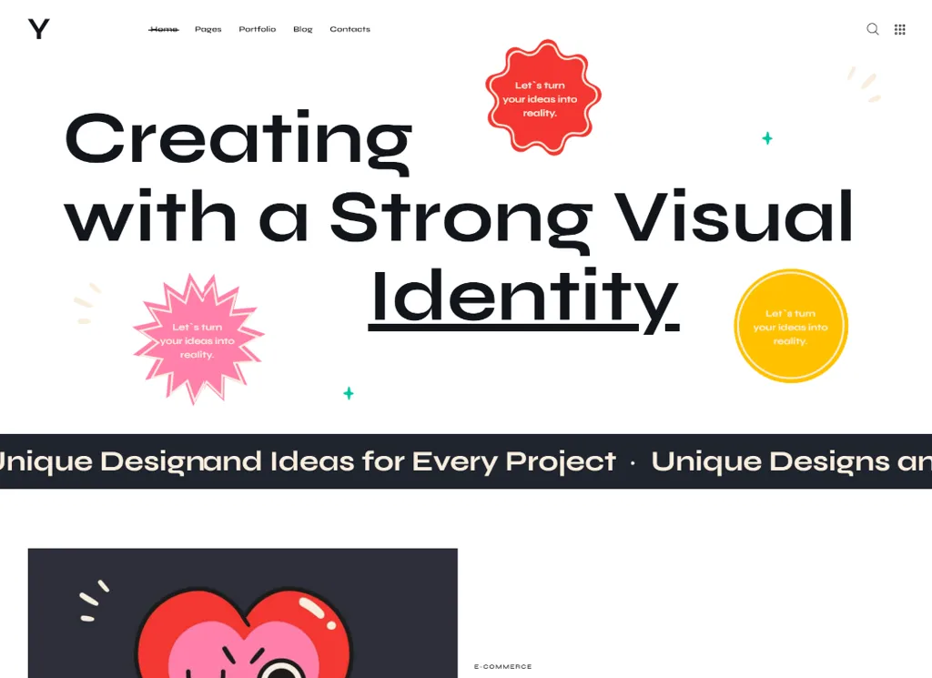 Yucca – WordPress-Theme und persönliches Portfolio für Kreative