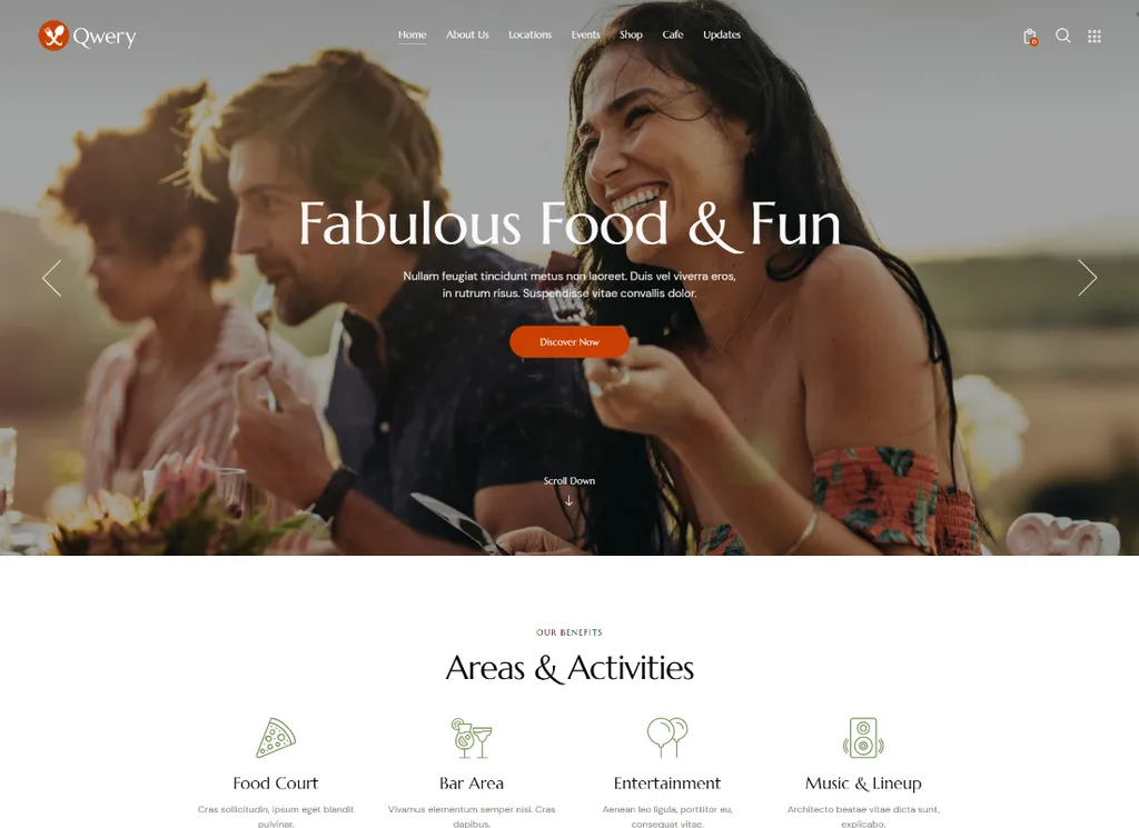 Qwery | Mehrzweck-Business-WordPress-Theme + RTL