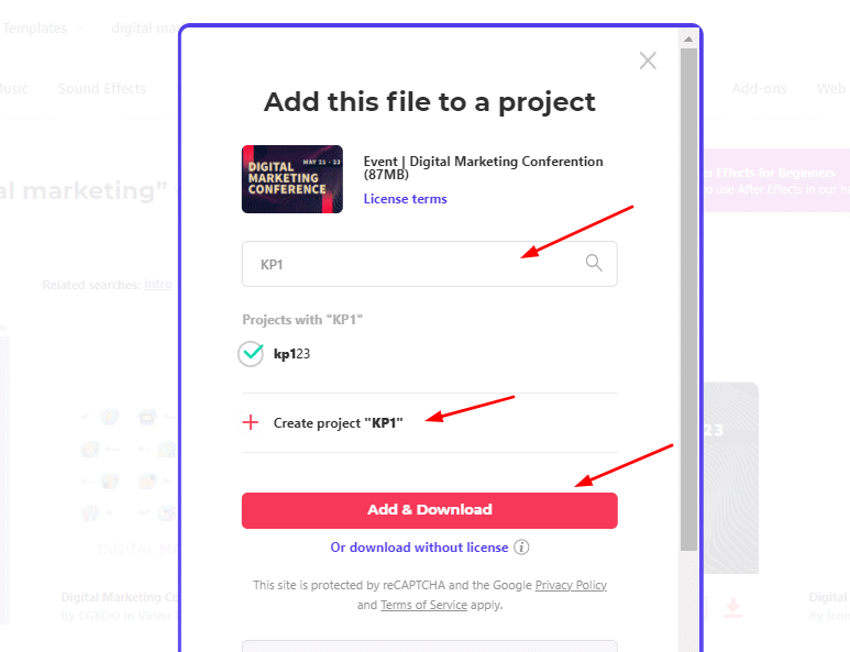 Envato Elements からダウンロードする方法 ステップ 3