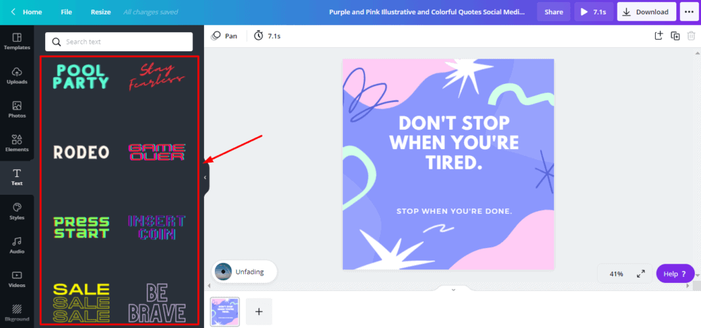 Canva Pro フォント テンプレート