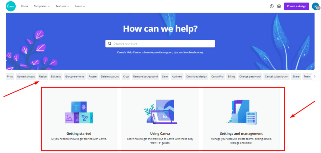 Canva プロのサポート