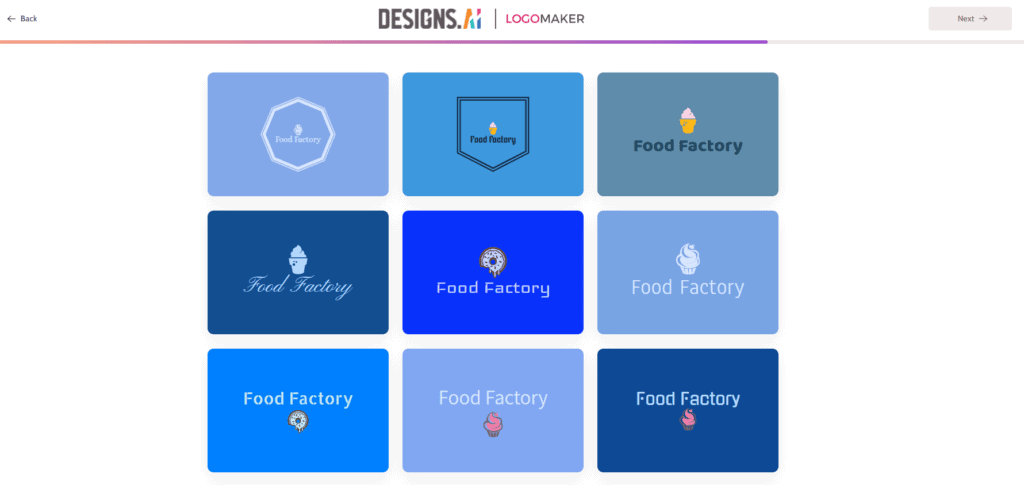 Szablony logo Logomaker AI