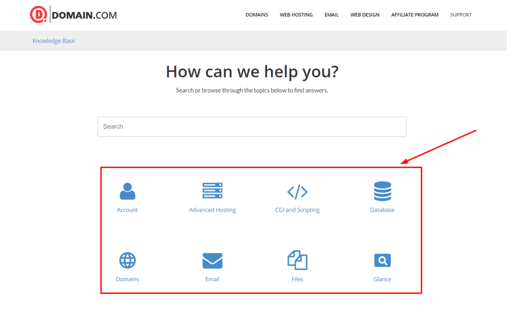 Domain.com 支持