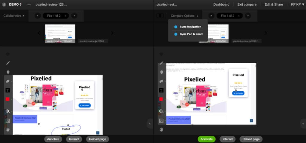 ReviewStudio 比較工具