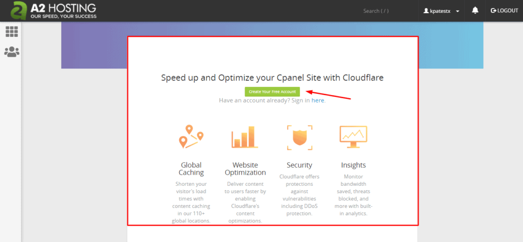 Cloudflare アカウントを作成する