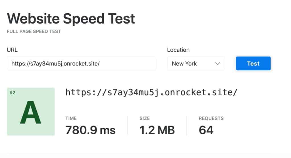 スピードテストニューヨーク