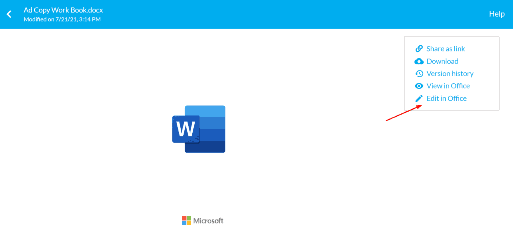 Office 365 でドキュメントをプレビューする