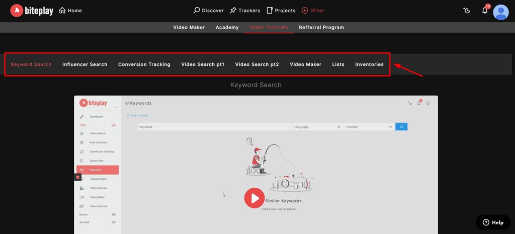 Tutoriels vidéo Biteplay