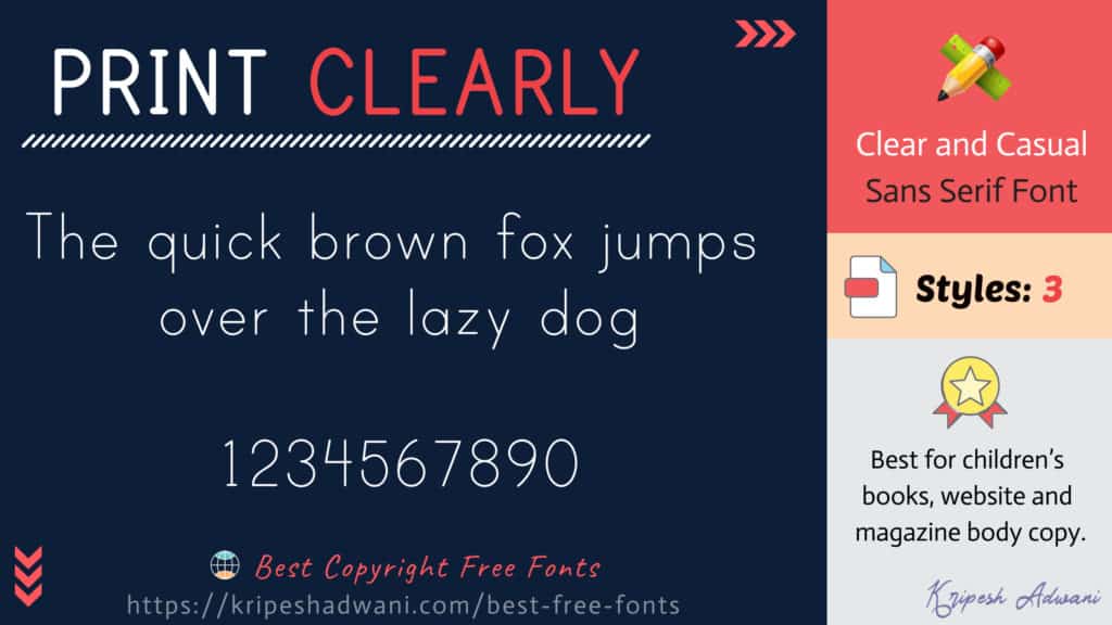 Print-Clearly-police-libre