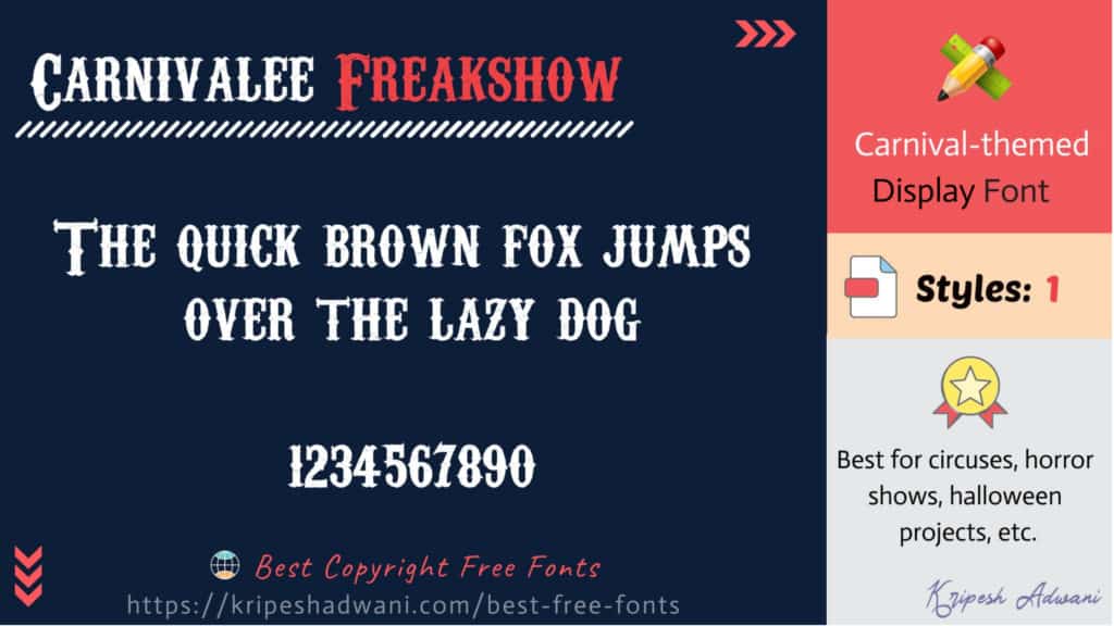 Carnivalee-freakshow-police-gratuite