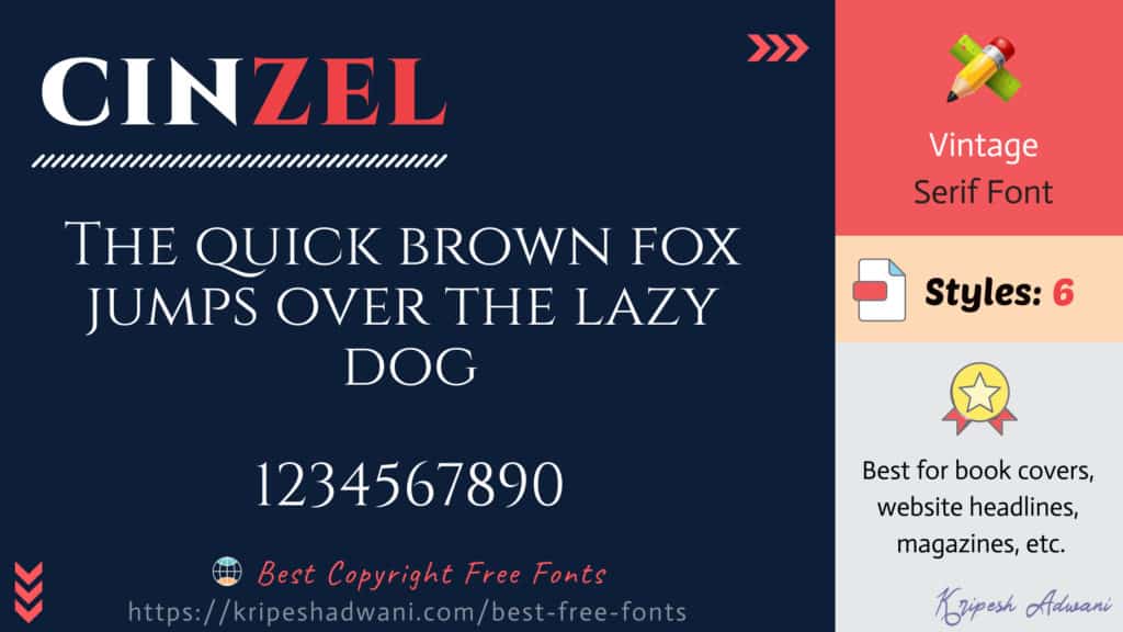 Cinzel-free-police