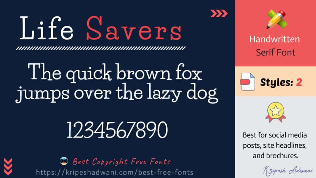 LifeSavers-police-gratuite