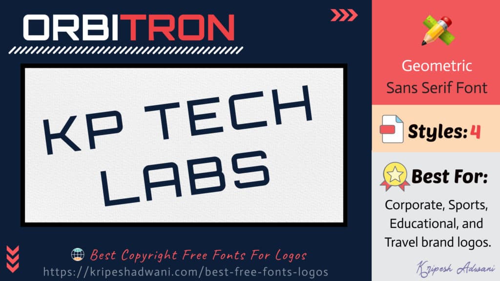 Font senza Orbitron