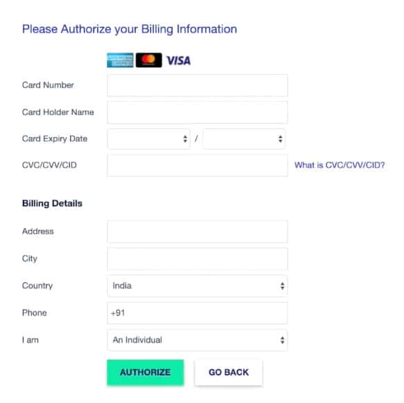 在 Cloudways 上授權付款方式