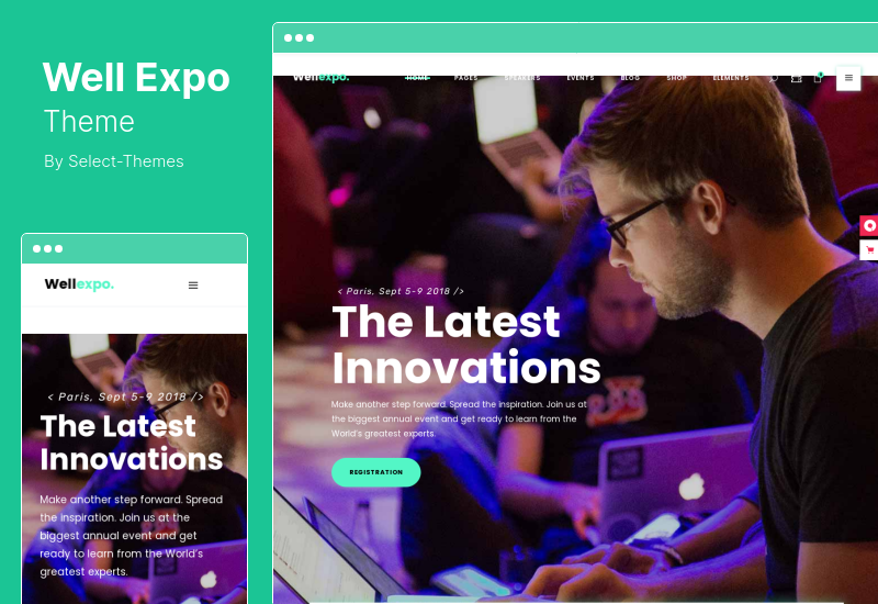 WellExpo Theme - тема WordPress для мероприятий и конференций