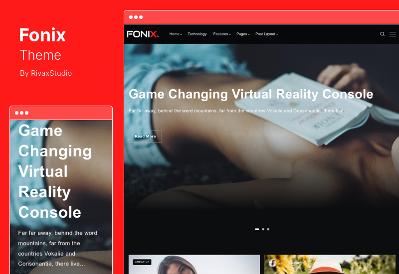 Motyw Fonix - Motyw WordPress dla gazet i czasopism