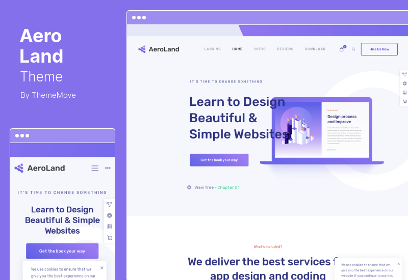 AeroLand Theme - Тема WordPress для веб-сайта программного обеспечения для создания приложений