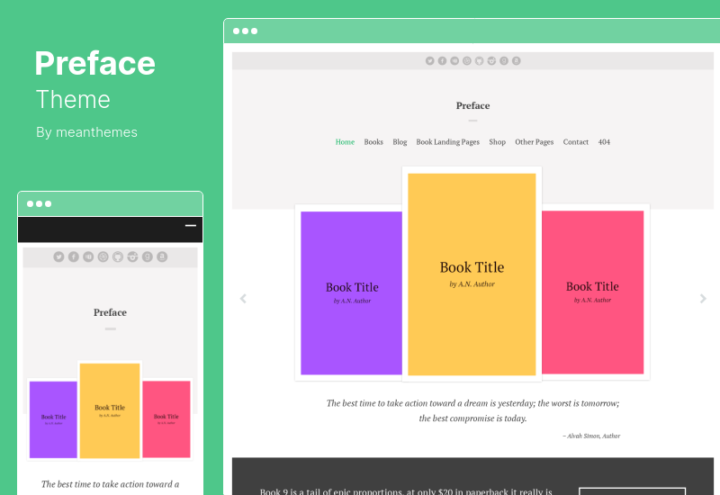 Preface Theme - Авторская тема WordPress