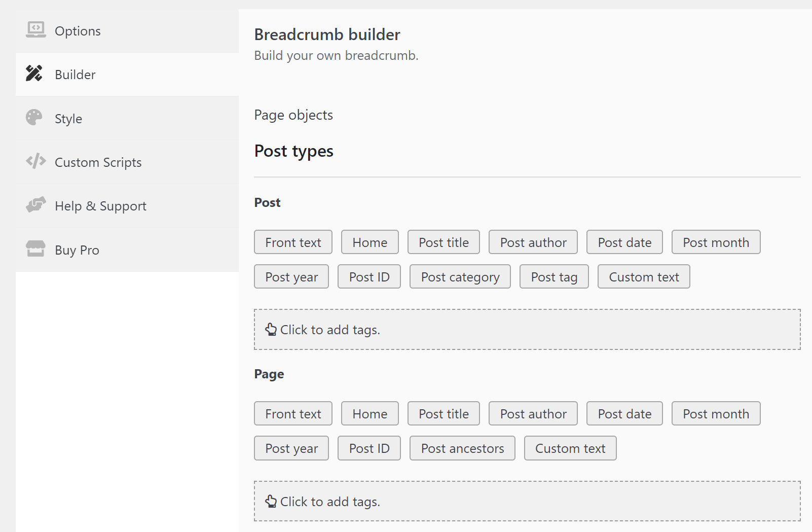 Breadcrumb-Drag-and-Drop-Builder