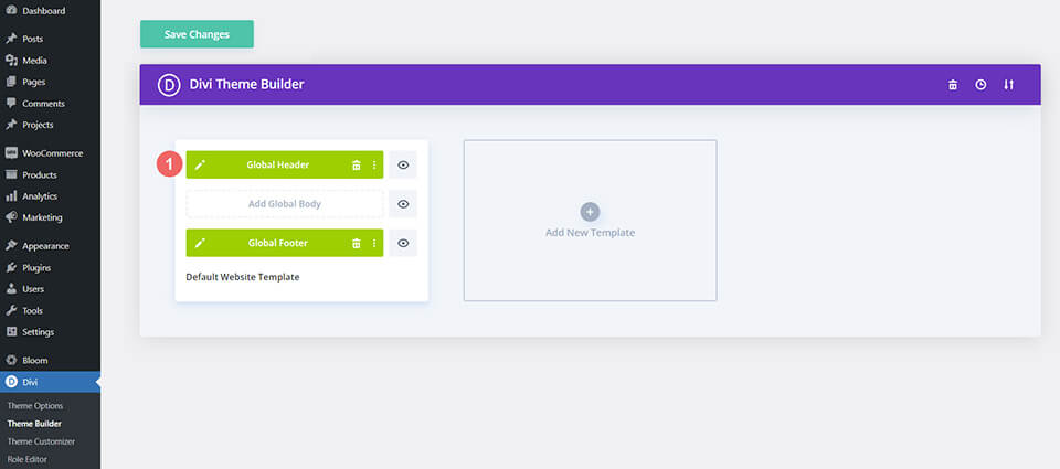 在 Divi Theme Builder 中编辑全局标题