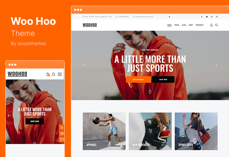 Woo Hoo Teması - Ekstrem Sporlar ve Açık Hava Etkinlikleri WordPress Teması